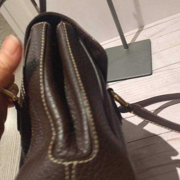 Brown Genuine leather bag by Ettenne Aigner🍀🌸🌺 - Picture 6 of 9